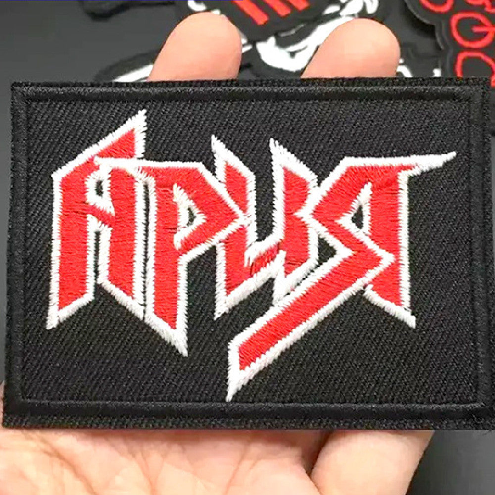 Men's Jacket Music Embroidered Self-adhesive Patch