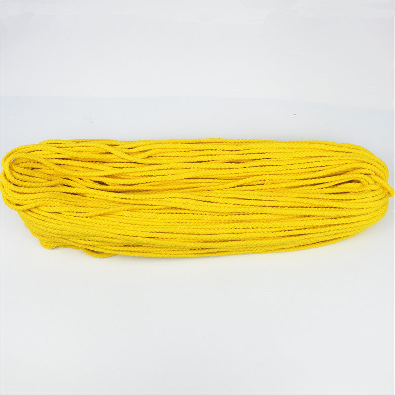 Color cotton rope DIY braided cotton rope
